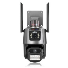 Камера відеоспостереження No Brand P11-QQ6 8MP WiFi Чорний (2390000022)