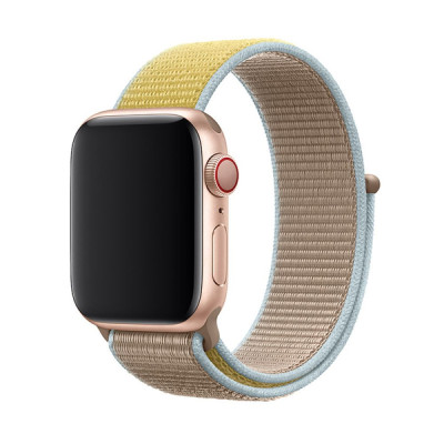Ремешок Universal Nylon Apple Watch 49/Watch 45/Watch 44/Watch 42mm Camel (37189_3610645)