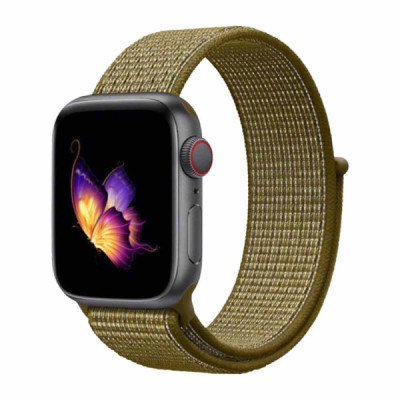 Ремешок Universal Nylon Apple Watch 49/Watch 45/Watch 44/Watch 42mm Olive Flak (37189_3610650)