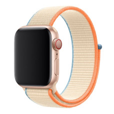 Ремінець Universal Nylon Apple Watch 41/Watch 40/Watch 38mm Cream (37188_3610630)