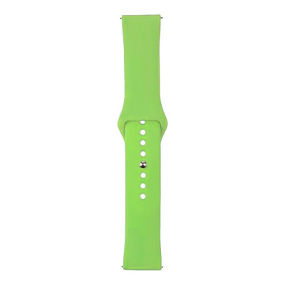 Ремешок Universal 22mm Silicone Button Design Samsung/Amazfit/Huawei Green (35683_3667302)