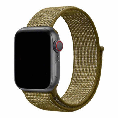 Ремінець Universal Nylon Apple Watch 41/Watch 40/Watch 38mm Olive Flak (37188_3610634)