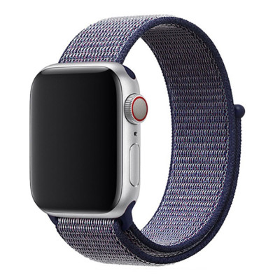 Ремінець Universal Nylon Apple Watch 41/Watch 40/Watch 38mm Dark Blue (37188_3667599)