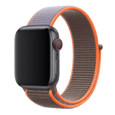 Ремінець Universal Nylon Apple Watch 41/Watch 40/Watch 38mm Orange (37188_3610641)