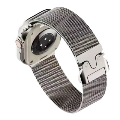 Ремешок Universal Milanese Clasp Apple Watch 49/Watch 45/Watch 44/Watch 42mm Silver (37201_3610722) Ремешок Universal Milanese Clasp Apple Watch 49/Watch 45/Watch 44/Watch 42mm Silver (37201_3610722)