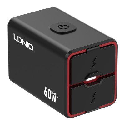 Мото зарядний пристрій LDNIO C108 1USB/1USB-C 60W Type-C to Type-C IPX6 Black (37453_3611853) Мото зарядний пристрій LDNIO C108 1USB/1USB-C 60W Type-C to Type-C IPX6 Black (37453_3611853)