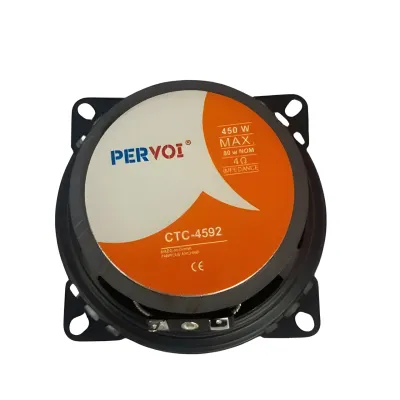 Автомобильные колонки PERVOI CTC-4592 4 дюйм двухполосные 450W Черный 2 шт Автомобильные колонки PERVOI CTC-4592 4 дюйм двухполосные 450W Черный 2 шт