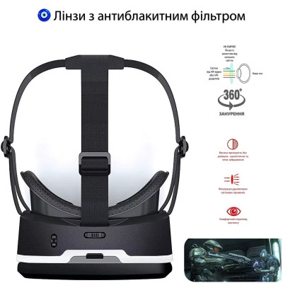 Окуляри віртуальної реальності Shinecon SC-G04-Box + Джойстик SC-B01 Black (SC-G04+SC-B01) Окуляри віртуальної реальності Shinecon SC-G04-Box + Джойстик SC-B01 Black (SC-G04+SC-B01)