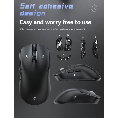 Миша бездротова T-Wolf X9 PAW 3311 12000 DPI 2.4G Bluetooth Black Миша бездротова T-Wolf X9 PAW 3311 12000 DPI 2.4G Bluetooth Black