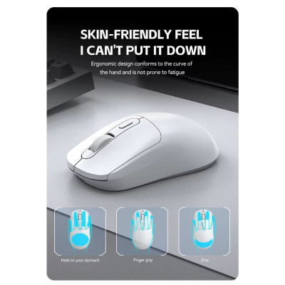 Комп'ютерна миша T-Wolf X8 Print 2,4G Bluetooth White Комп'ютерна миша T-Wolf X8 Print 2,4G Bluetooth White