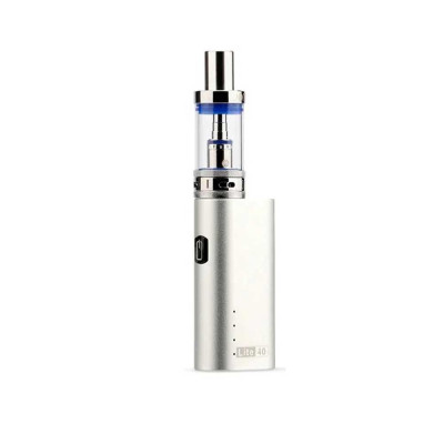 Набор Электронная сигарета ATVS Jomo Lite 40 W 2200 mAh Kit 3 испарителя Вейп Kit Silver 4 шт (18201-hbr)