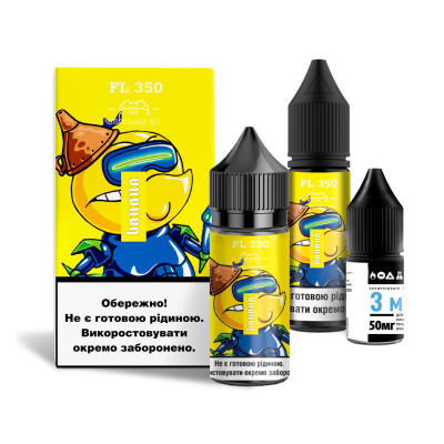 Набір компонентів для самозамісу сольовий FlavorLab FL350 Banana Банан 0-65 мг 30 мл (18227-hbr)