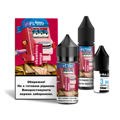 Набор компонентов для самозамеса солевой FlavorLab FL350 Strawberry Mango Клубника Манго 0-65 мг 30 мл (18231-hbr)
