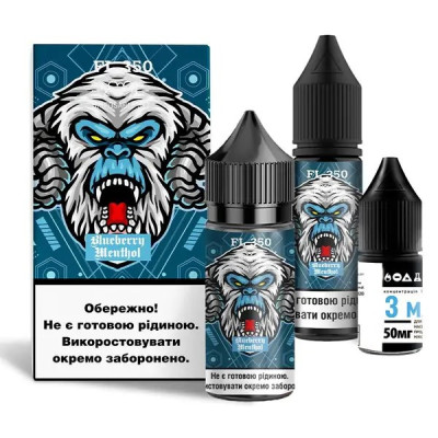 Набор компонентов для самозамеса солевой FlavorLab FL350 30 мл Blueberry Menthol 0-65 мг (18238-hbr)
