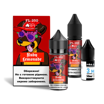 Набор компонентов для самозамеса солевой FlavorLab FL350 Ruby Lemonade Рубиновый лимонад 0-65 мг 30 мл (18241-hbr)