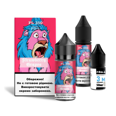 Набор компонентов для самозамеса солевой FlavorLab FL350 Strawberry Grapes Клубника Виноград 0-65 мг 30 мл (18243-hbr)