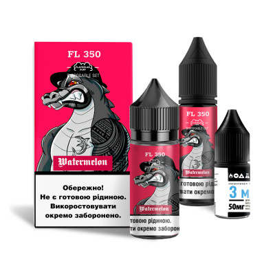 Набор компонентов для самозамеса солевой FlavorLab FL350 Watermelon Арбуз 0-65 мг 30 мл (18245-hbr)