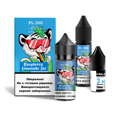 Набор компонентов для самозамеса солевой FlavorLab FL350 Raspberry Lemonade Малиновый лимонад 0-65 мг 30 мл (18247-hbr)