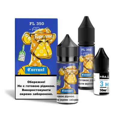 Набор компонентов для самозамеса солевой FlavorLab FL350 Currant Смородина 0-65 мг 30 мл (18248-hbr)