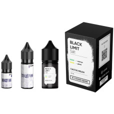 Набор компонентов для самозамеса солевой заправки Black Limit Cactus Melon кактус дыня 0-65 мг 30 мл (18279-hbr)
