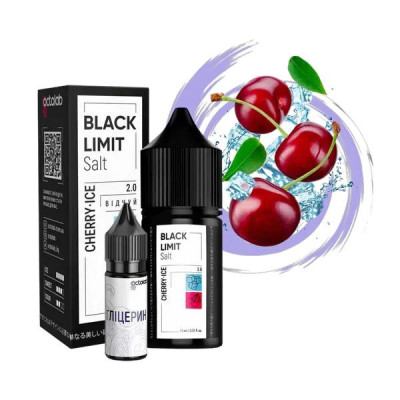 Набір компонентів для самозамішування сольової заправки Black Limit Cherry Ice 0-65 мг 30 мл (18272-hbr) Набір компонентів для самозамішування сольової заправки Black Limit Cherry Ice 0-65 мг 30 мл (18272-hbr)
