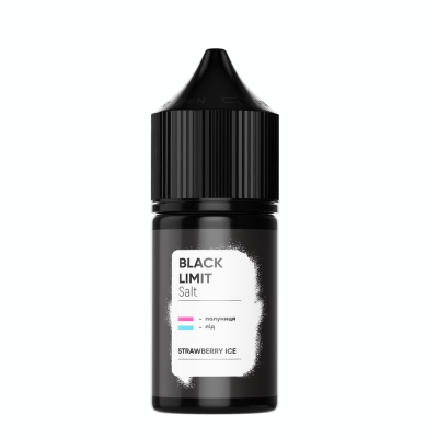 Набор компонентов для самозамеса солевой заправки Black Limit Strawberry Ice клубника лёд 0-65 мг 30 мл (18277-hbr) Набор компонентов для самозамеса солевой заправки Black Limit Strawberry Ice клубника лёд 0-65 мг 30 мл (18277-hbr)