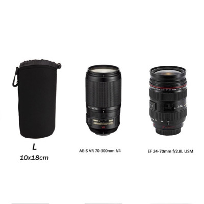 Чохол для об'єктиву Digital L 10x18 см Чорний (IBF087LB) Чохол для об'єктиву Digital L 10x18 см Чорний (IBF087LB)