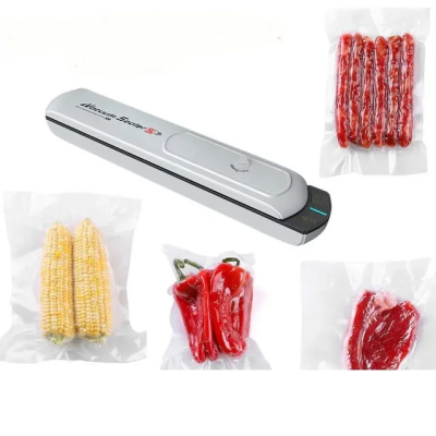 Кухонний вакууматор No Brand Vacuum Sealer S 37x7x5.2 см Білий (2695762871) Кухонний вакууматор No Brand Vacuum Sealer S 37x7x5.2 см Білий (2695762871)