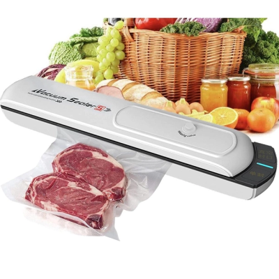 Кухонний вакууматор No Brand Vacuum Sealer S 37x7x5.2 см Білий (2695762871) Кухонний вакууматор No Brand Vacuum Sealer S 37x7x5.2 см Білий (2695762871)