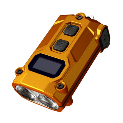 Фонарь брелок Nitecore TINI 3 2xNiteLab UHE LED 600 лм USB-C 5 режимов Оранжевый (2700754992)
