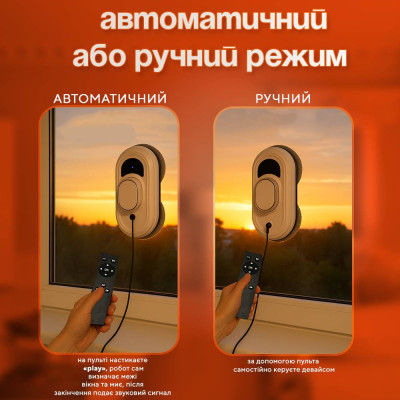 Робот для мойки стекла No Brand 600 Вт Белый (WW-523) Робот для мойки стекла No Brand 600 Вт Белый (WW-523)