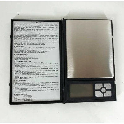 Портативные ювелирные весы Notebook Series 0.01-500 г Черный (2104618655)