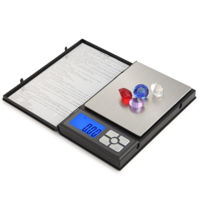 Портативные ювелирные весы Notebook Series 0.01-500 г Черный (2104618655) Портативные ювелирные весы Notebook Series 0.01-500 г Черный (2104618655)