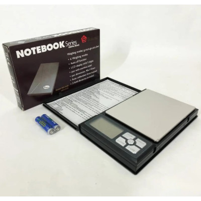 Портативные ювелирные весы Notebook Series 0.01-500 г Черный (2104618655) Портативные ювелирные весы Notebook Series 0.01-500 г Черный (2104618655)