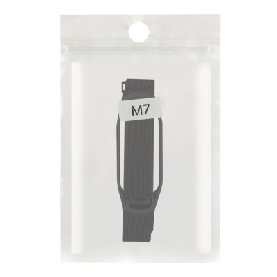 Ремешок No Brand Milanese Loop Xiaomi Mi Band 7 Milanese Loop Black (32361_2917221)
