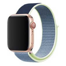 Ремешок Universal Nylon Apple Watch 41/Watch 40/Watch 38mm Yellow Blue (37188_3667600)