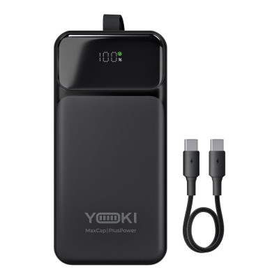 УМБ Power Bank Yoki YK-PMC4061 MaxCap 40000 mAh PD/QC3 65W Black (36298_3607278)