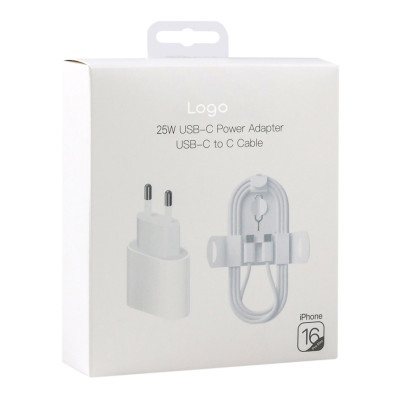Зарядное устройство No Brand Apple iPhone PD 25W 16 Pro Max USB-C-USB-C 25W 1 м White (37810_3664831) Зарядное устройство No Brand Apple iPhone PD 25W 16 Pro Max USB-C-USB-C 25W 1 м White (37810_3664831)