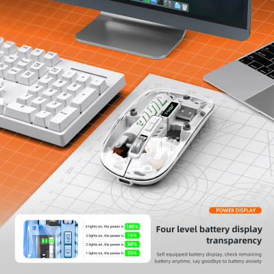 Миша T-Wolf X11 2.4G Bluetooth White (hub_jhk8ey) Миша T-Wolf X11 2.4G Bluetooth White (hub_jhk8ey)