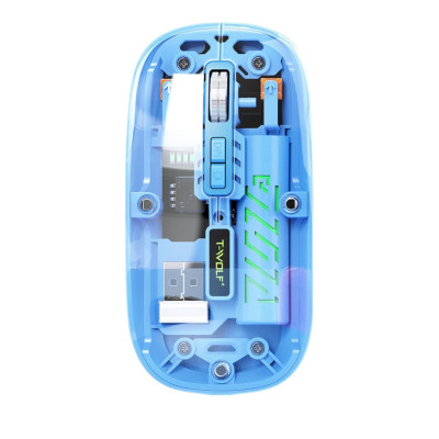 Миша T-Wolf X11 2.4G Bluetooth Blue (hub_56d6z4)