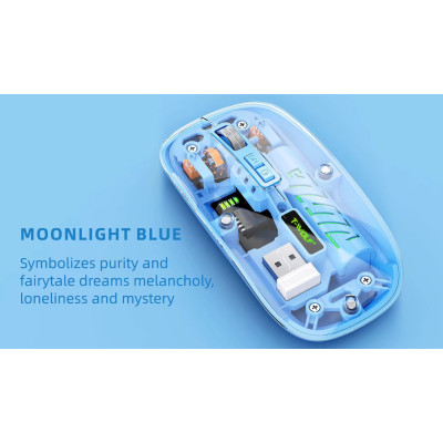 Миша T-Wolf X11 2.4G Bluetooth Blue (hub_56d6z4) Миша T-Wolf X11 2.4G Bluetooth Blue (hub_56d6z4)