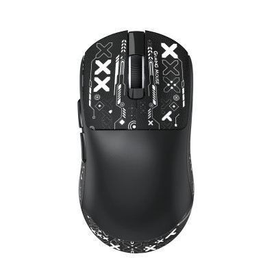 Миша бездротова T-Wolf X9 Print PAW 3311 12000 DPI 2.4G Bluetooth Black (hub_b6swyg)