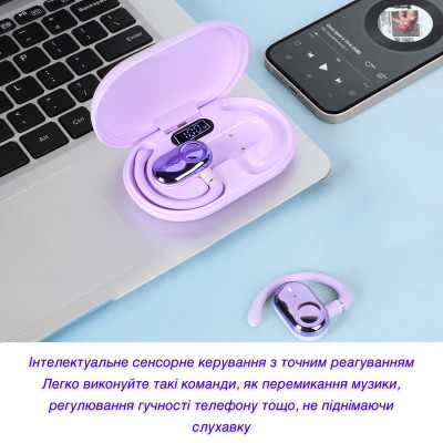 Бездротові навушники Inspire JM18 Purple Бездротові навушники Inspire JM18 Purple
