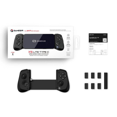 Бездротовий геймпад для смартфону GameSir X5 Lite Type-C Чорний (hub_fghka0) Бездротовий геймпад для смартфону GameSir X5 Lite Type-C Чорний (hub_fghka0)