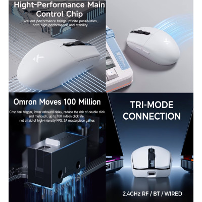 Миша ігрова MCHOSE G3 PAW3311 12000 DPI White (hub_gtv1x3) Миша ігрова MCHOSE G3 PAW3311 12000 DPI White (hub_gtv1x3)