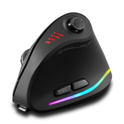 Мышь Zelotes F-18 RGB 2,4G Bluetooth Black (hub_lm8t60)