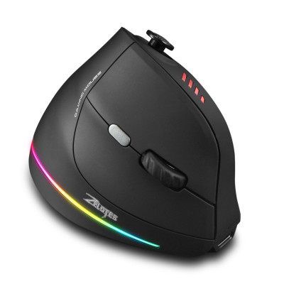 Мышь Zelotes F-18 RGB 2,4G Bluetooth Black (hub_lm8t60)