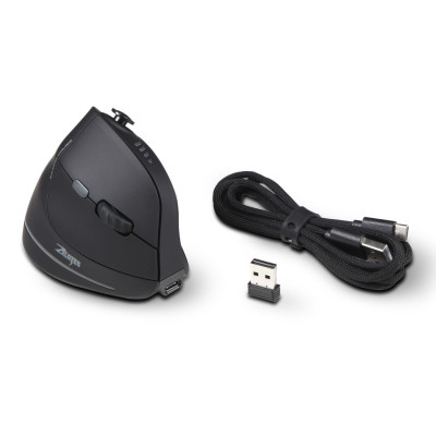 Мышь Zelotes F-18 RGB 2,4G Bluetooth Black (hub_lm8t60)