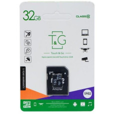 Карта пам'яті T&G 32 Gb microSD class 10 Чорний (2104618692)