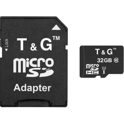 Карта пам'яті T&G 32 Gb microSD class 10 Чорний (2104618692) Карта пам'яті T&G 32 Gb microSD class 10 Чорний (2104618692)